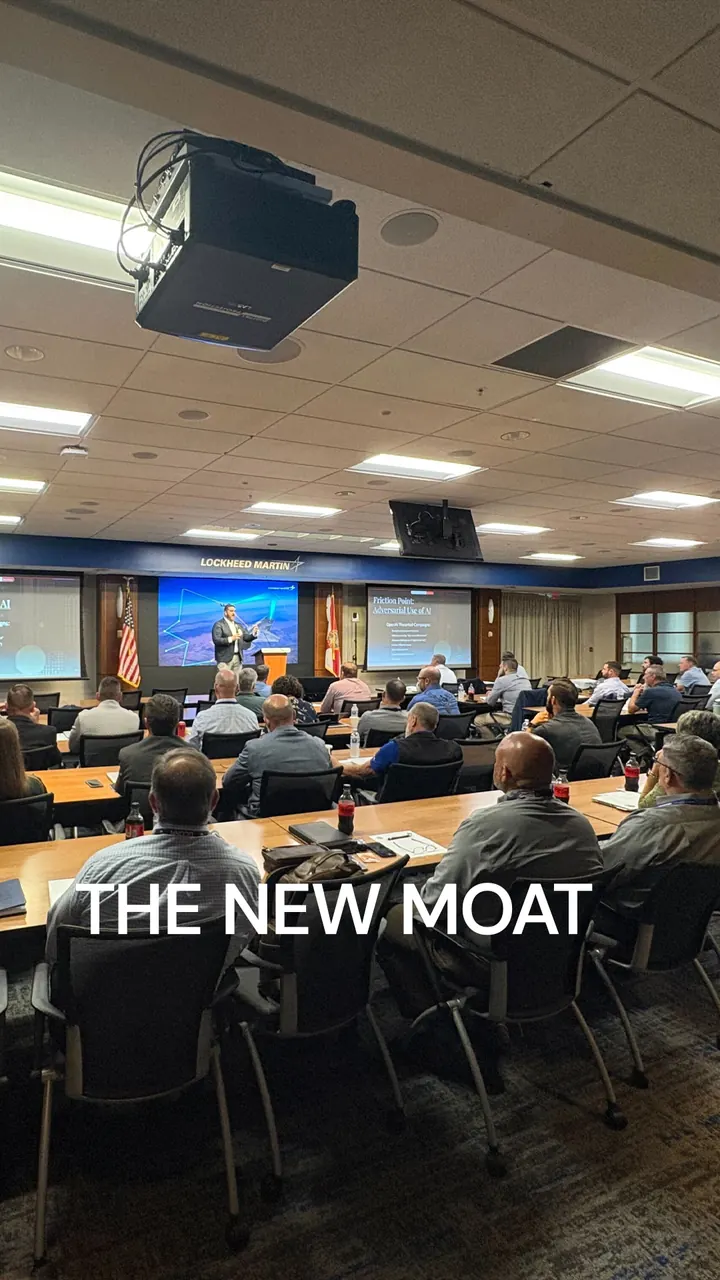 Rob Petrosino explaining the new competitive moat in AI
